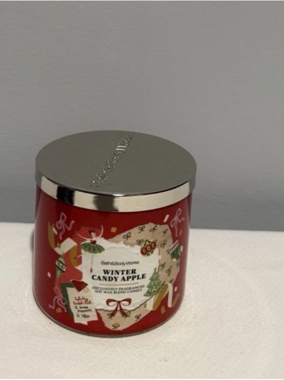 Bath & Body Works Winter Candy Apple 3 Wick Candle